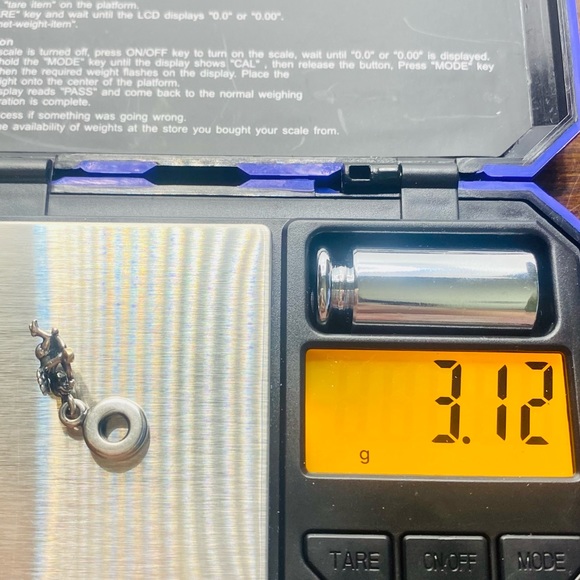 EUC Pandora 791251 Sterling Silver & 14k Yellow Gold Cupid   Dangle Charm - RARE - Picture 7 of 7